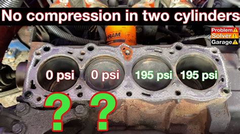 No Compression Cylinders 1 And 4 